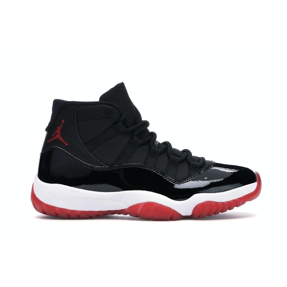 

Кроссовки унисекс Air Jordan 11 Retro Bred 2019 Черно-белые Varsity-Red 378037-061 41