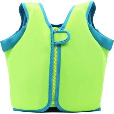Children's Swim Vest – Lightweight Buoyancy Aid For Ages 1-12, Pool & Beach Safety Swimwear, Unisex For Boys & Girls (S-XXL, Green/Magenta)