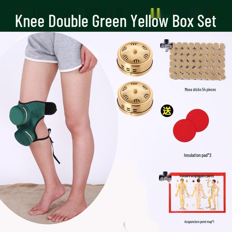Moxibustion Knee Pads: Anti-Scald Hot Compress, Multi-Section Leg Relief