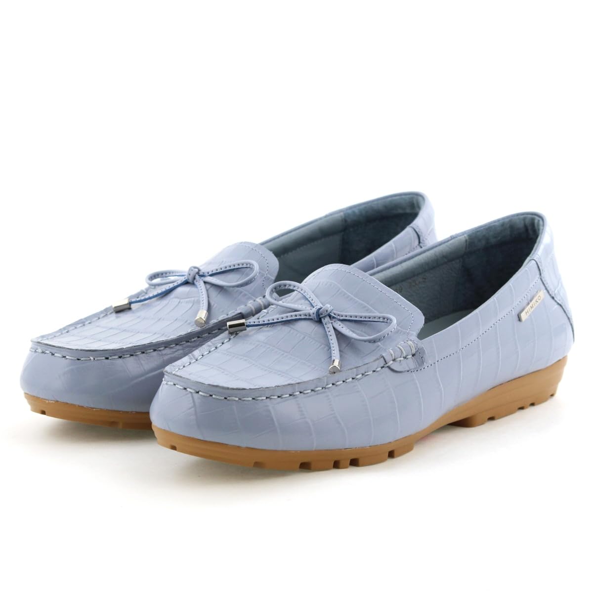 

HIMIKO / Ribbon Motif Moccasins / 651109 Blue 245