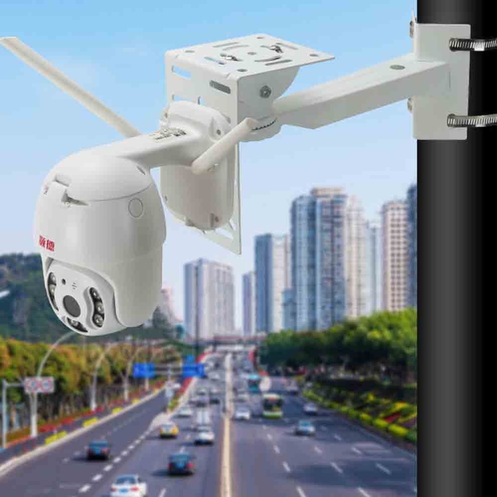 Adjustable Angle Camera Bracket L Shape Pole Mount Bracket Security Camera Mount Wall