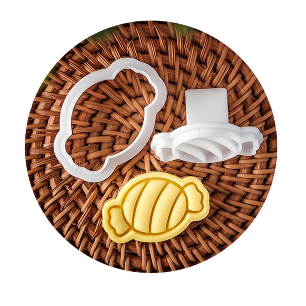 Biscuit Cookie Plunger Cutters Sugarcraft Cake Decorating Tools Halloween Themed Cookie Cutter Set Easy To Clean Durable