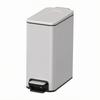 8Liter Pedal Waste Bin Hands Stainless Steel in the areaSaving Trash Can for
