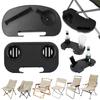 Chair Cup Holder with Mobile Phone Slot Recliner Side Table Multifunction Clip  Chair Table Portable for Lawn Patio Pool