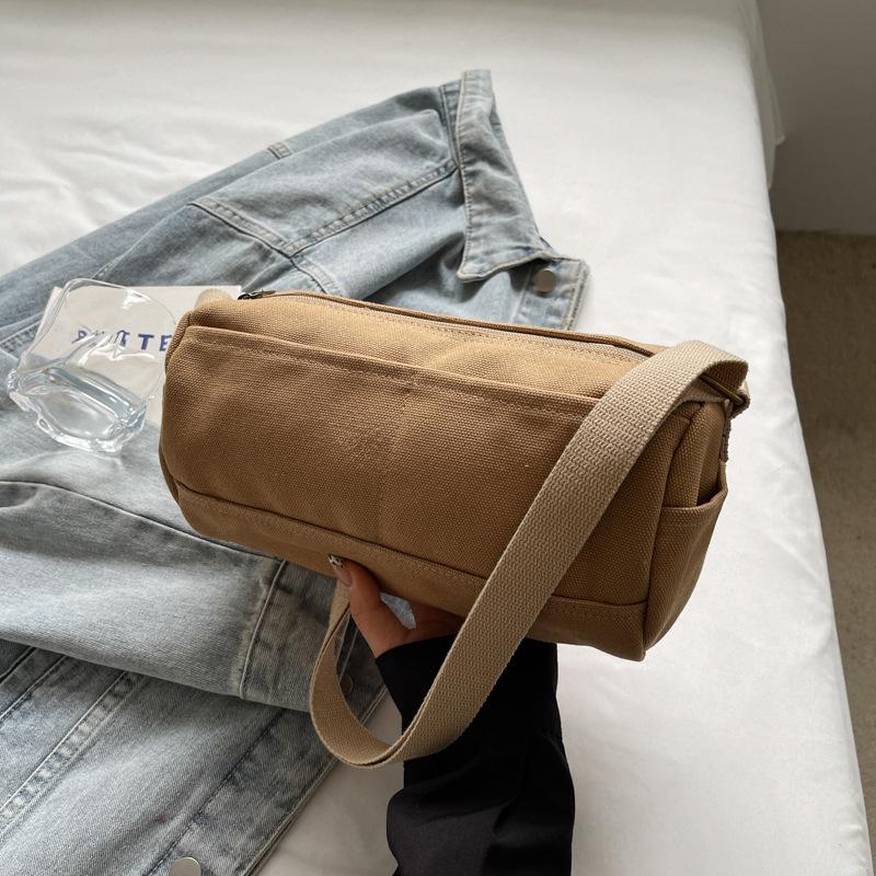 Oblique Span Bag Women's 2025 New Casual Niche Casual Foreign Fashion Small Square Bag Spring Large-capacity Shoulder Bag