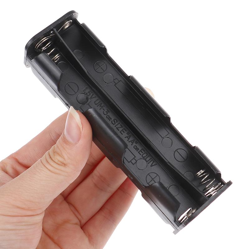 Držák pouzdra na baterie typu s dlouhým proužkem 8 X Aa 12V Back-to-Back Storage Box