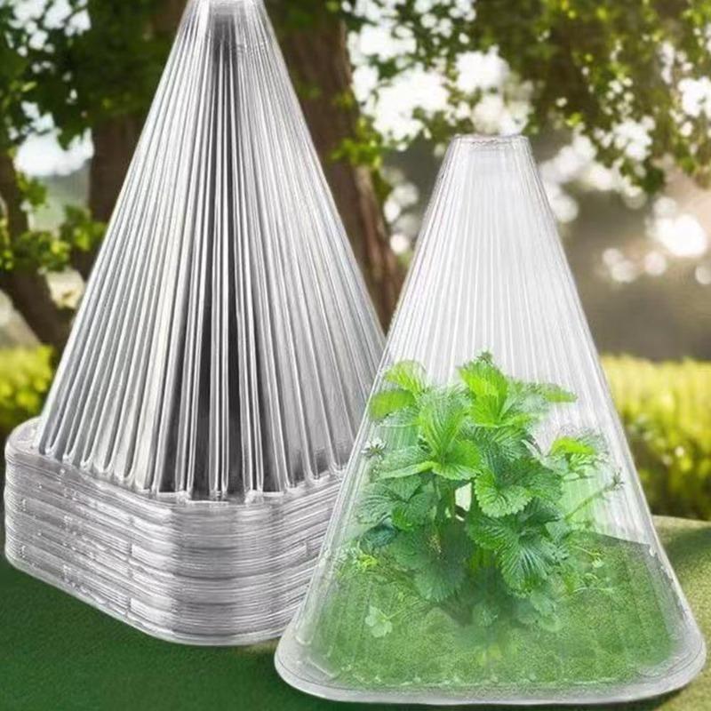 5/10/30ks Kónický ochranný kryt Rostliny Sazenice Kryt Opakovaně použitelný Víko pro školku Odolný proti chladu Prevence ptáků Pěstování Stan pro školku