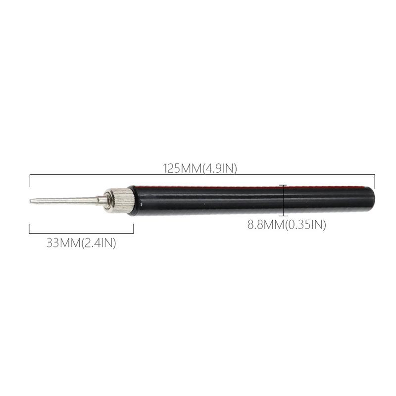 2Mm Spring Electrical Test Probe Tip Hook Wire Connector Solder-Free Test Leads Pin For Digital Multimeter Multi Meter