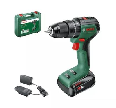 Universal Impact 18V-60 Impact Drill - BOSCH - with 1 2Ah Battery - Case - 06039D7101