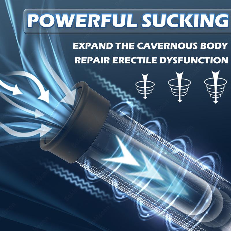 Electric Penis Pump Sex Toys for Men Penis Extension Automatic IPX7 Penis Water Pump Penis Enlargement Dick Erection Penis Train