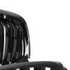 BMW Serie 3 E90 / E91 09-13 BERLINA / STATION WAGON griglie tra i fari (reni) set sinistra + destra DOPPIA BARRA NERA LUCIDA