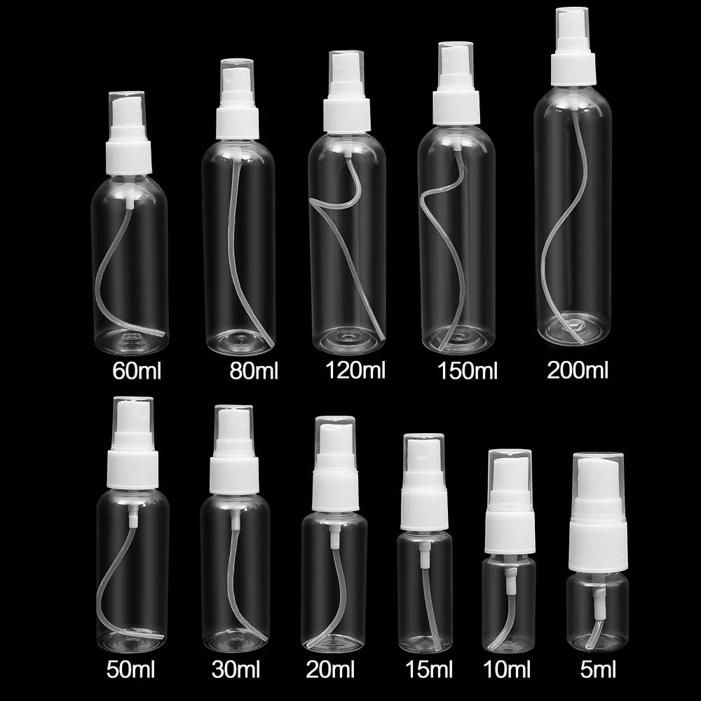 10/30/50/100ml Refillable Bottles Empty Spray Bottle Portable Travel Clear Dispensing Container Cosmetic Perfume Spray Atomizer