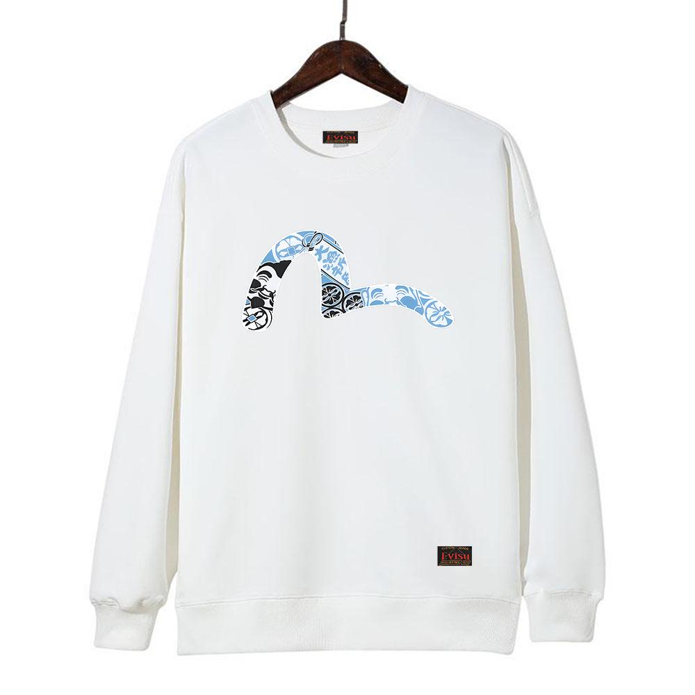 Hanorac Casual Unisex cu Gât Rotund și Imprimeu Fukujin - Tendință Toamnă 2025 YT0088