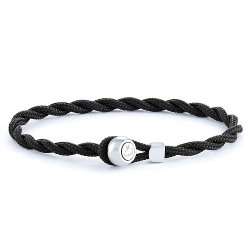 PIG & HEN (Women's) Easy Ed Bracelet - Black X Silver