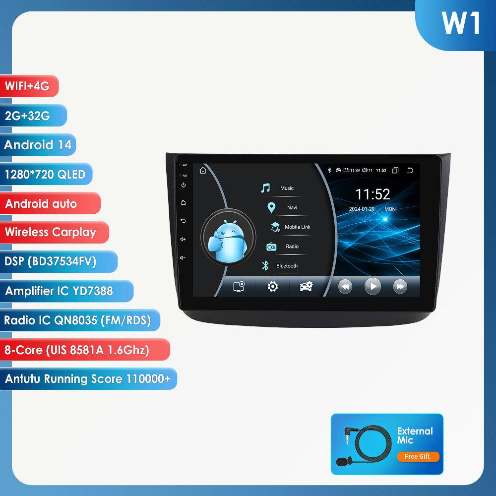 OSSURET Snapdragon Carplay Android for Mercedes Benz Vito 2 Viano W639 2003-2015 Intelligent Screen Video Player Car Radio Multimedia GPS Auto Stereo