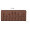 Silicone Silicone Chocolate Mold Non-stick Chess Piece Chocolate Bar Mold Food Grade International Chess