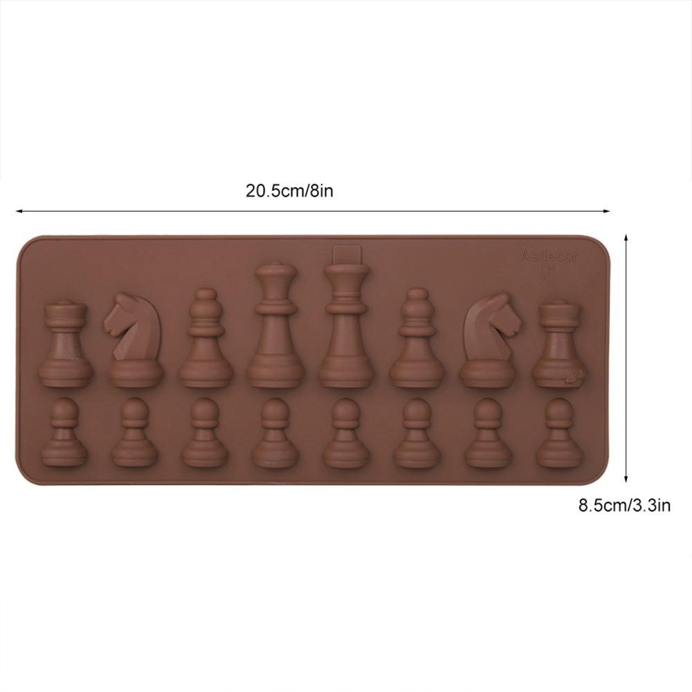 Silicone Silicone Chocolate Mold Non-stick Chess Piece Chocolate Bar Mold Food Grade International Chess