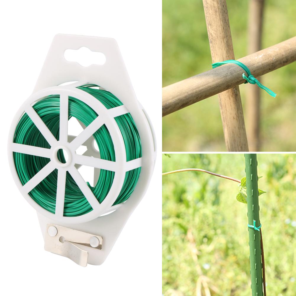 Vegetable Binder Twine Plant Support Type Tomato Clips Trellis Garden Vine Bound Cord Plant Fixing Clip Cages 20/30/50/100 meter