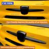 ABS Carbon Fiber Style Pattern for Abarth 595 695 2012 2013 2014 2015 2016 2017 2018-2024 Fiat 2008-2024 Car Badge Frame Cover