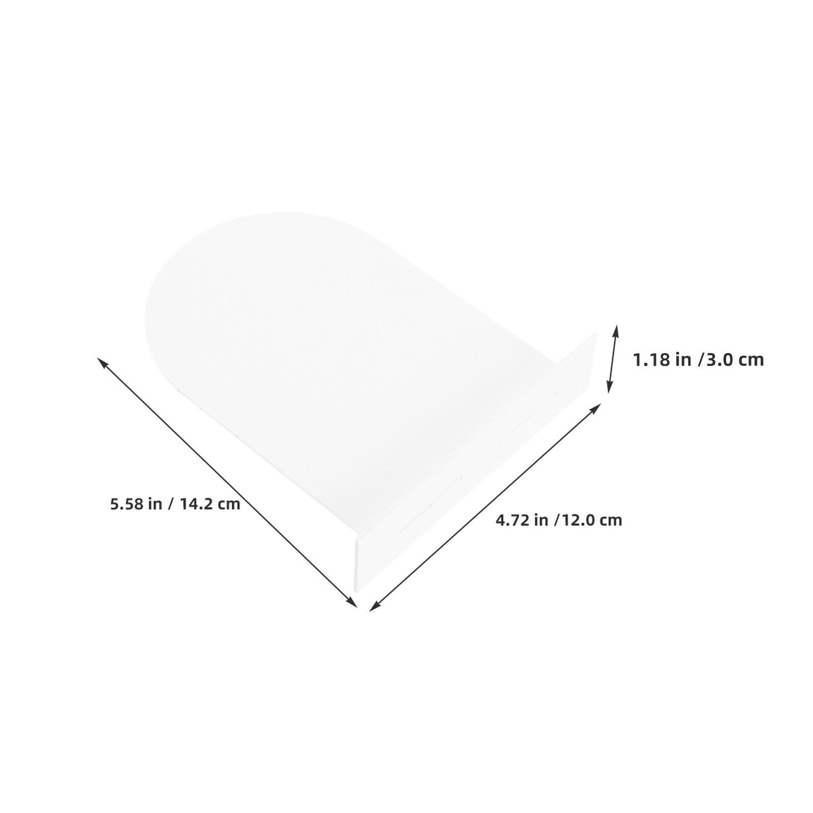 

3Pcs Clear Acrylic Blank Table Place Cards for Wedding Reception Seating Arrangement DIY Name Number Sign Holder Elegant білий