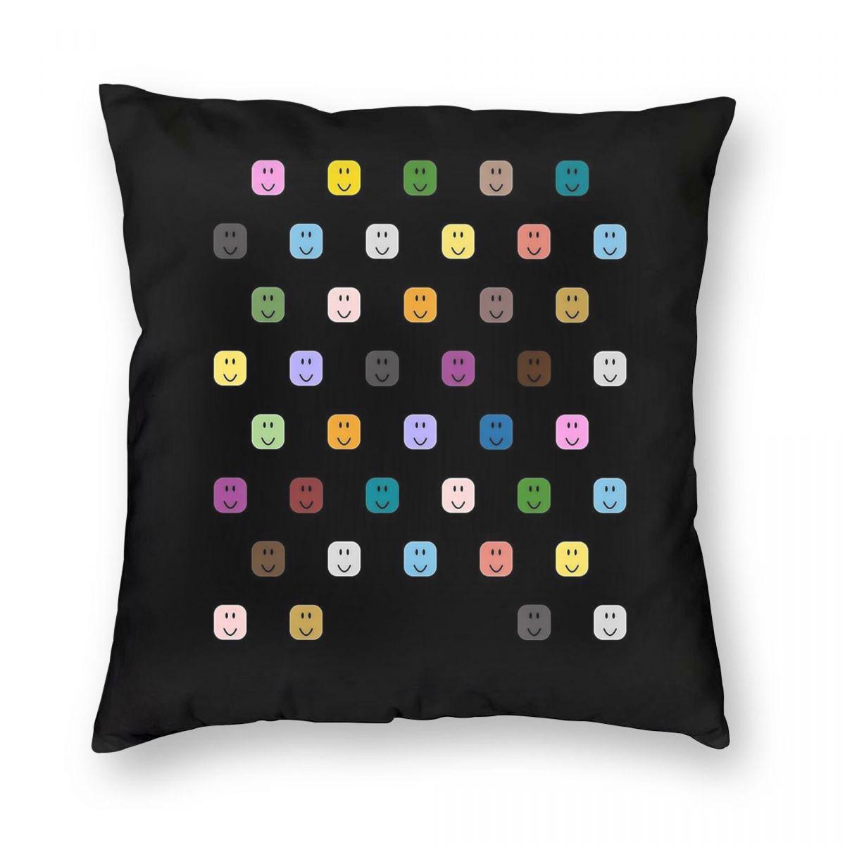 

Party Noob Head Face Pillowcase Polyester Linen Velvet Printed Zip Decorative Sofa Seater Cushion Cover 30cmx30cm