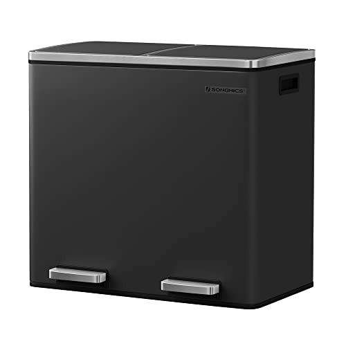 SONGMICS Recycling Bin, Double Trash Can