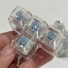 Relaxing 4/5 Keys Finger Keyboard Stress Relief Gadget Fidget Keychain Pass The Time Button Keycap Keyboard Caps Adult