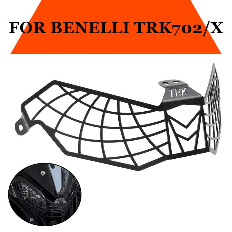 Motorcycle Headlight Guard Grill Grille Protection Cover For Benelli TRK702X TRK 702X TRK702 X TRK 702 X  2024 Accessories