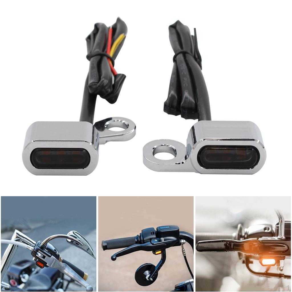 Front Indicator Running Light for Softails Sportsters, Made of High Quality Billet Aluminum,