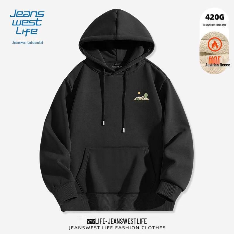 

Jeanswest LIFE Men s Thick Fleece-Lined Sweatshirt L