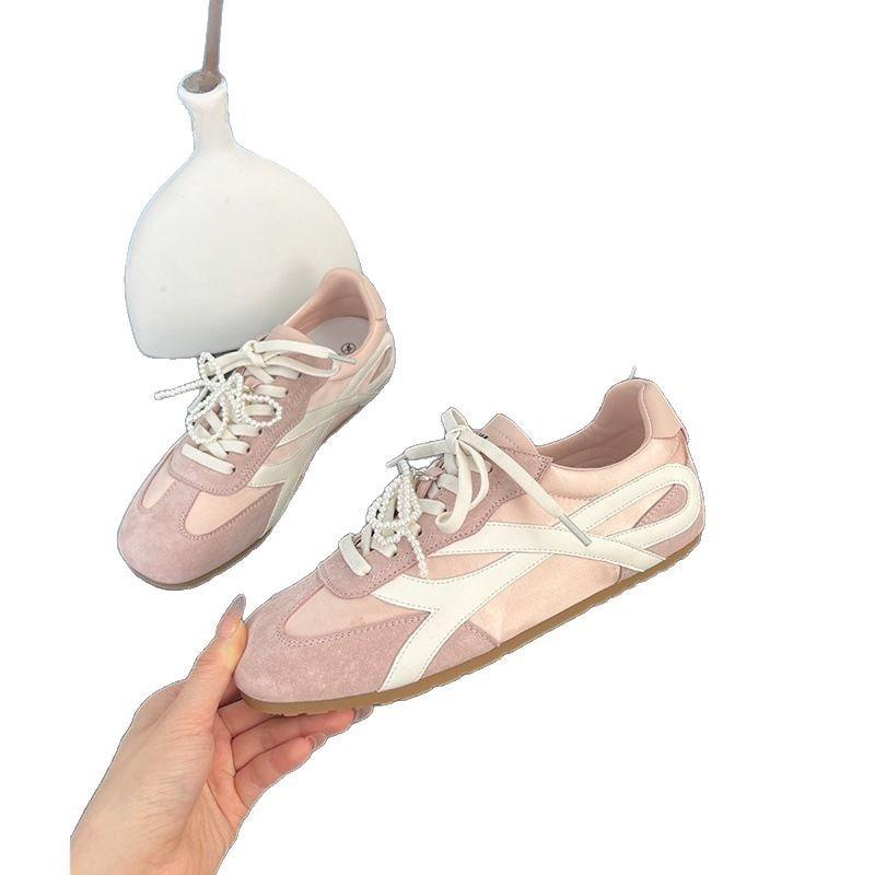 Inner Height Increase 4 Retro Fashion Women's Spring and Summer Versatile Soft-soled Sports Jogging Shoes