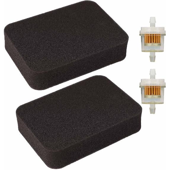 2 Pack 17211-899-000 Air Filter, Compatible With Honda Generator EB3000 EB3500 EB3500X EB5000X EB6500 EB6500X GP6500 EM3000 EM3500S EM5000 EM5000X