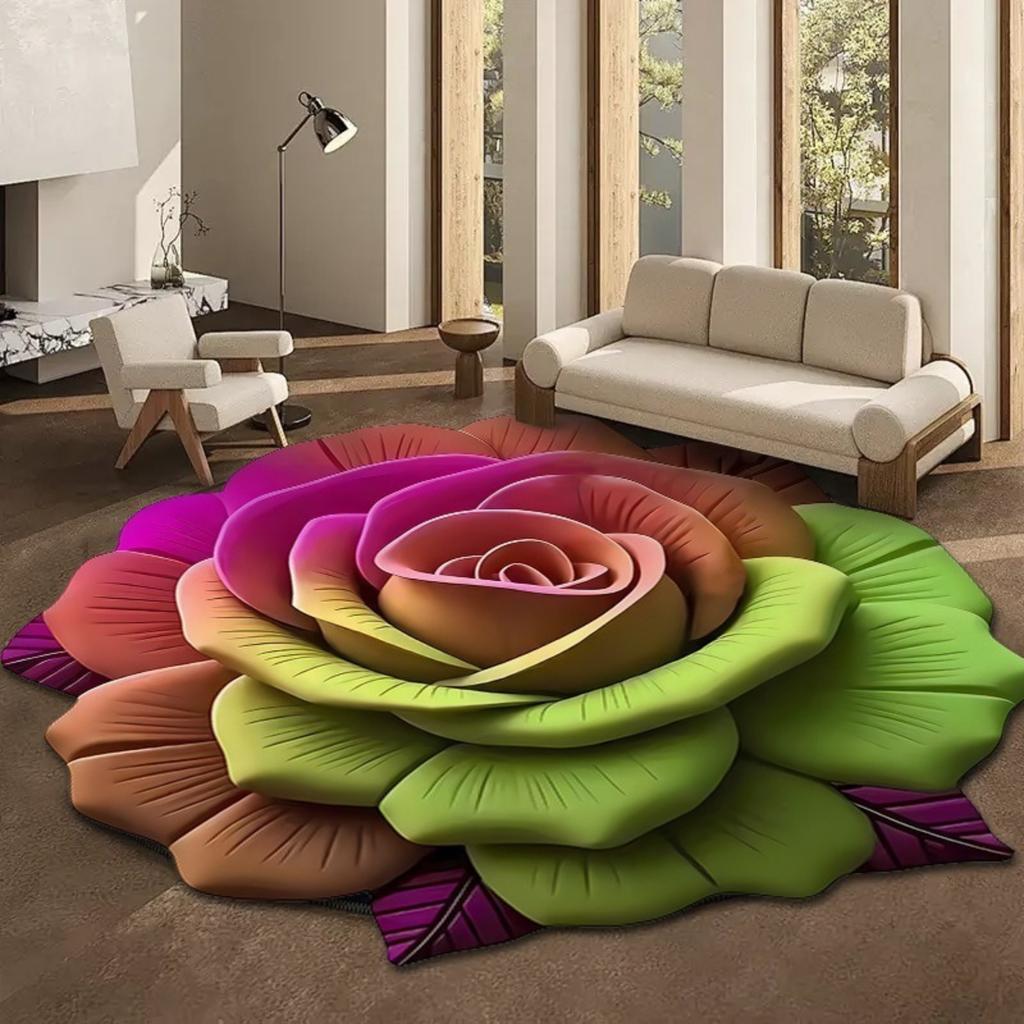 3D Visual Entrance Door Mat And Household Bathroom Floor Non- Mat