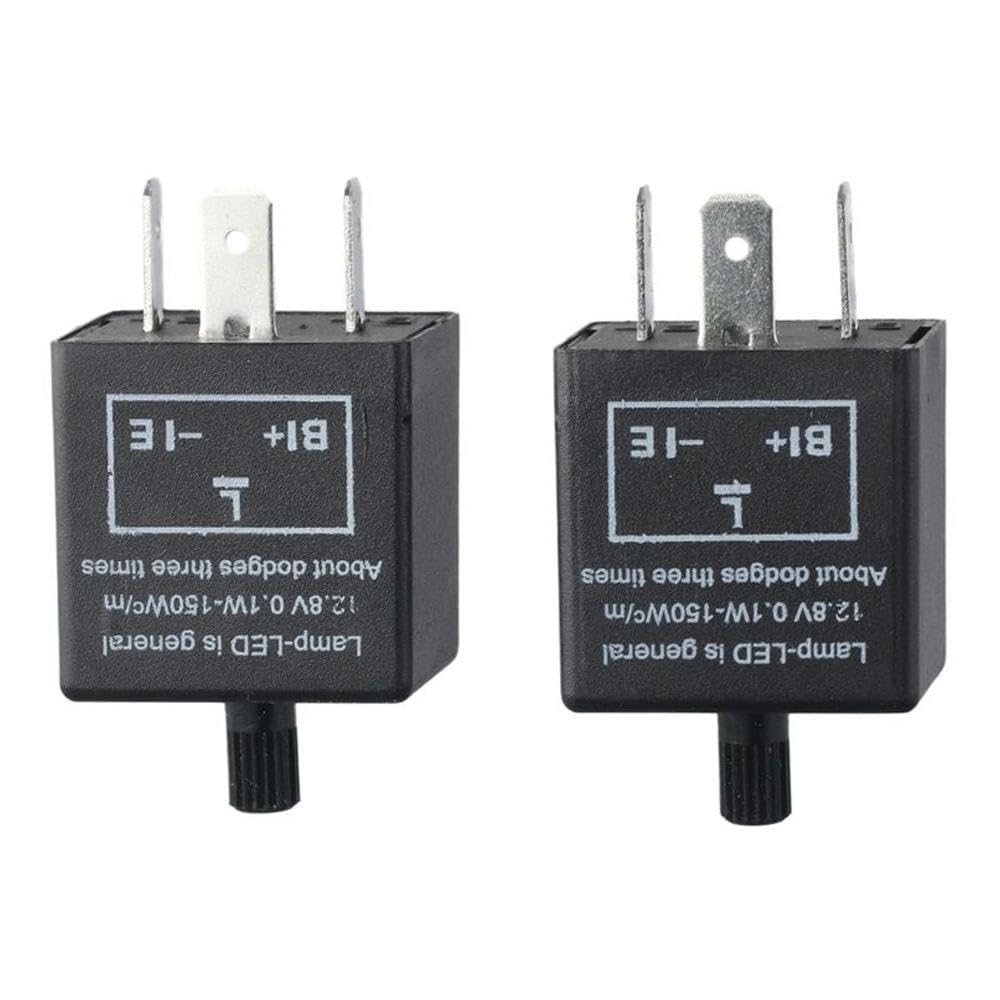 

2 шт. 3-контактный электронный мигающий блок CF13 12В 0,02А-20А, универсальный для автомобиля, транспортного средства, мотоцикла, мигающий блок для поворотников