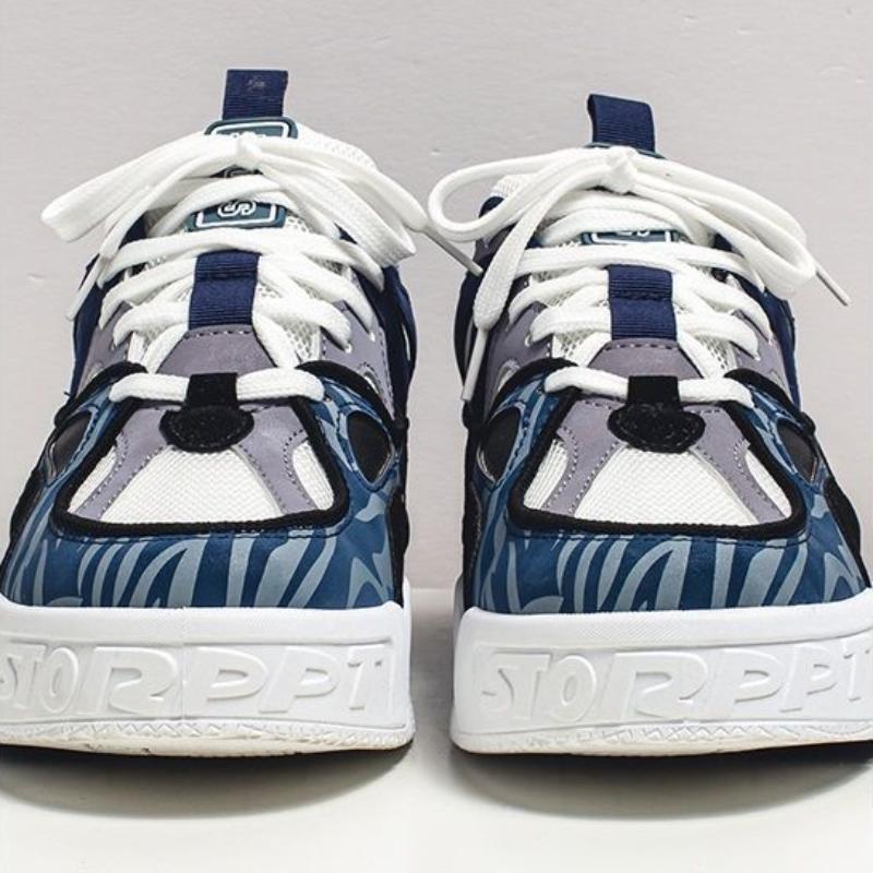 Casual Shoes for Men Wear-Resistant Fashion Breathable Comfortable Outdoor Platform Lightweight Round Toe Shoe