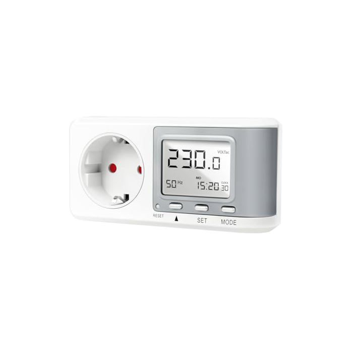 Compteur de coûts énergétiques - Logilink - EM0005 - Émissions CO2 - Écran LCD - 3600W