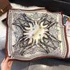 Silk scarf femininity small square scarf decoration 71 professional small square scarf silk scarf summer thin versatile scarf French headband