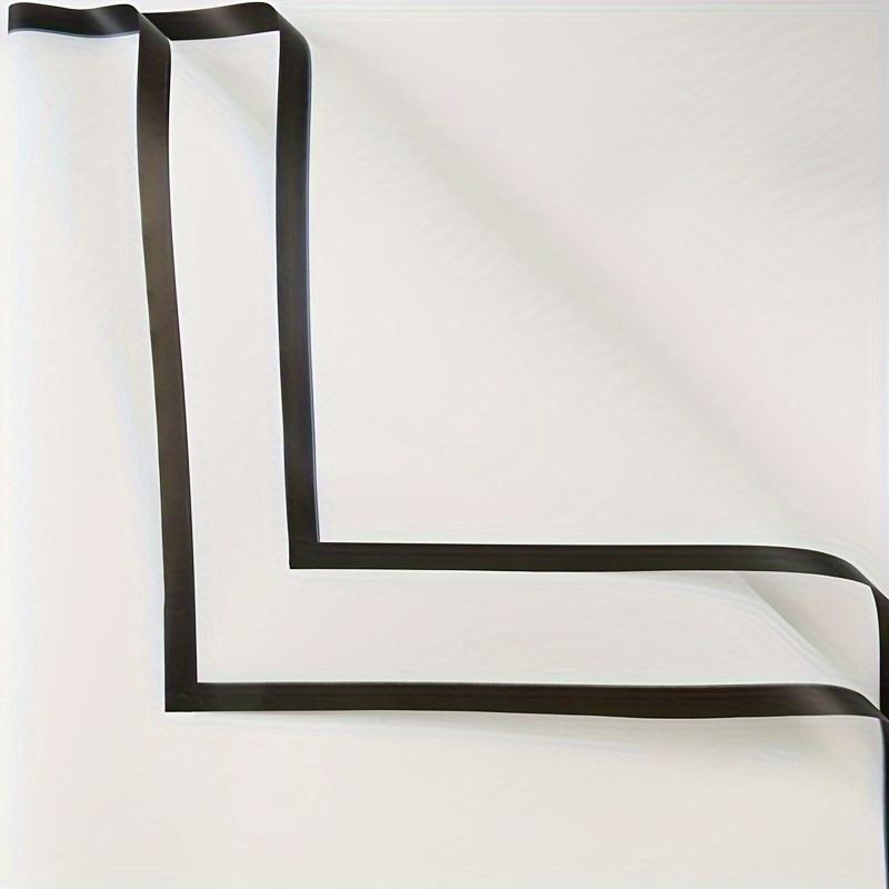 

20 листов черной водонепроницаемой цветочной упаковочной бумаги для свежих цветов, подарочная упаковка для букетов, корейские флористические принадлежности 20pcs