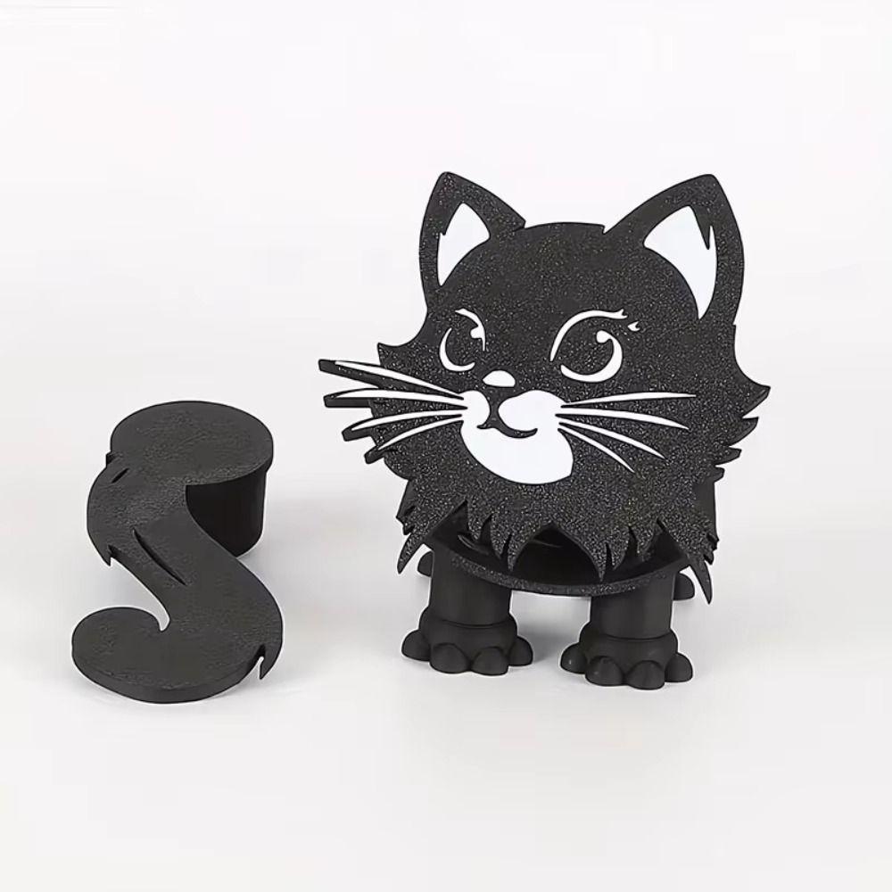 Cute Roll Holder Cat Toilet Paper Stand 3D Printed Cat Toilet Paper Holder  Tissue