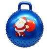 Christmas Theme Jumping Ball Massage Point Hand Handle Yoga Ball Christmas Gift with Color Box Gas Cylinder Cloud Ball