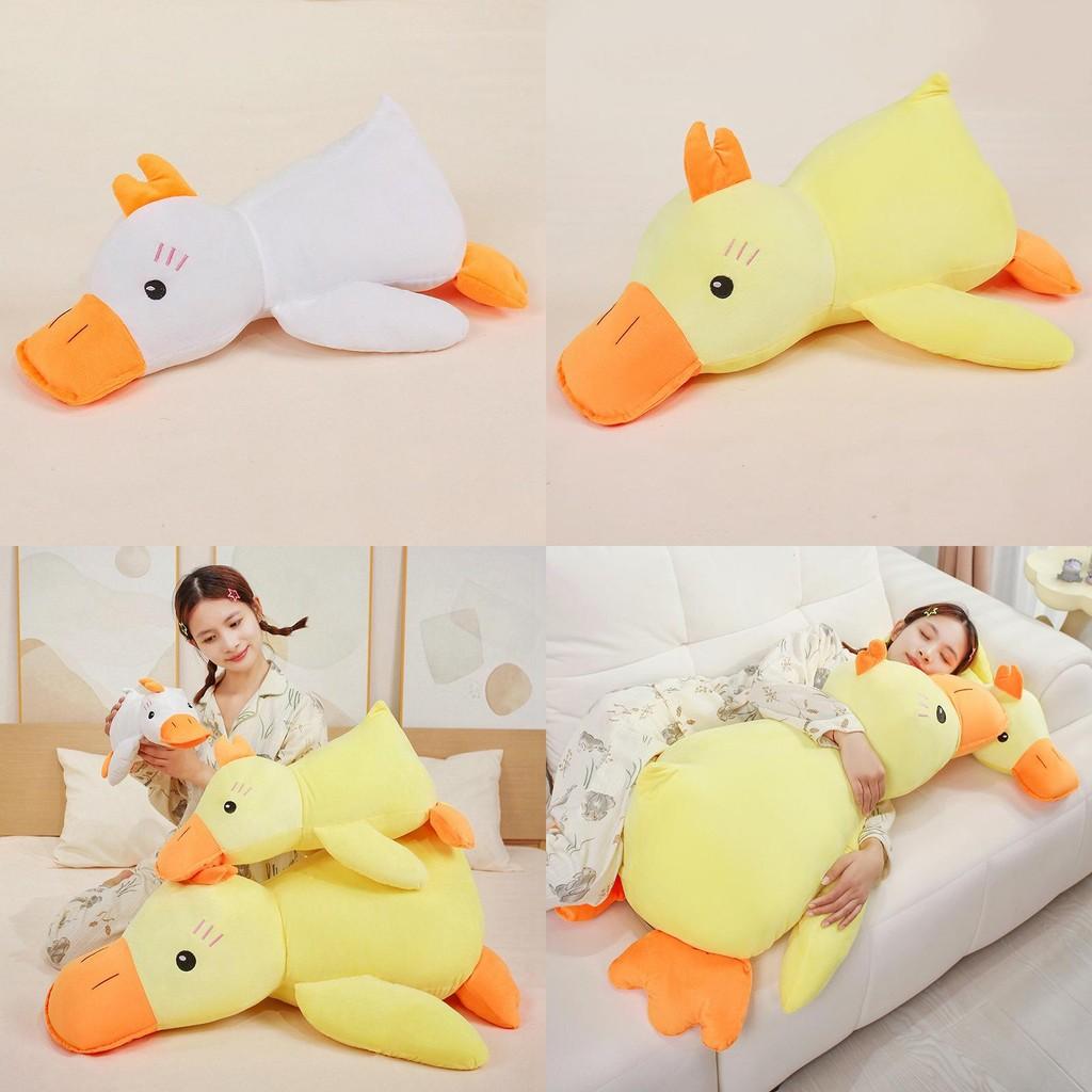 Soft Plush Goose Cartoon Stuffed Toy For Kids Unique Birthday Gift Cozy Pillow