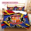 Custom Name Sunderland AFC2 Pattern Bedding Quilt Set  Home Decoration  Gift (1 * duvet cover + 2 * pillowcase  without core)