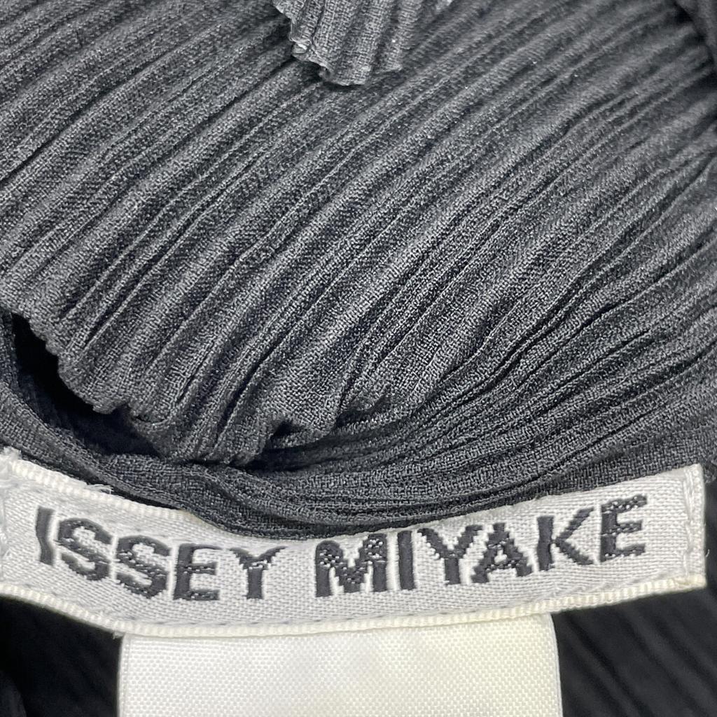 ISSEY MIYAKE IM04FH607 Black Pleated Dress Dress 3 blackUsed