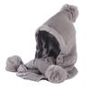 Neck Warmer Knitted Hat Scarf Set Twist Neckerchief Fashion Cycling Balaclavas Hat  All-match