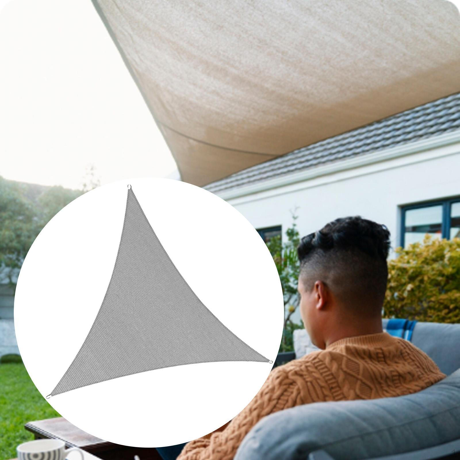 

Парус 3x3x3М Наружное Покрытие Треугольное Патио для Перголы Пляж Газон Задний двор серый