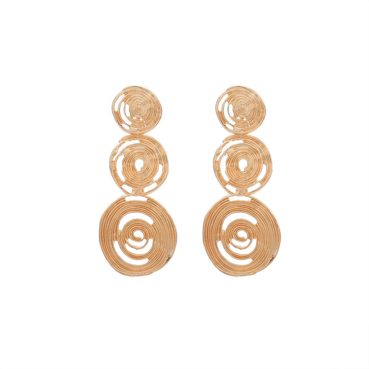 Fashion Spiral Vortex Element Earrings 2025 New Collection