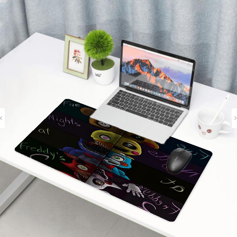 Five Nights At Freddy's Print Mouse Pad, Anti‑Slip Desktop Keyboard Mat, for PC Laptop Gaming Working Daily Use, Cool Festival Surprise Gift