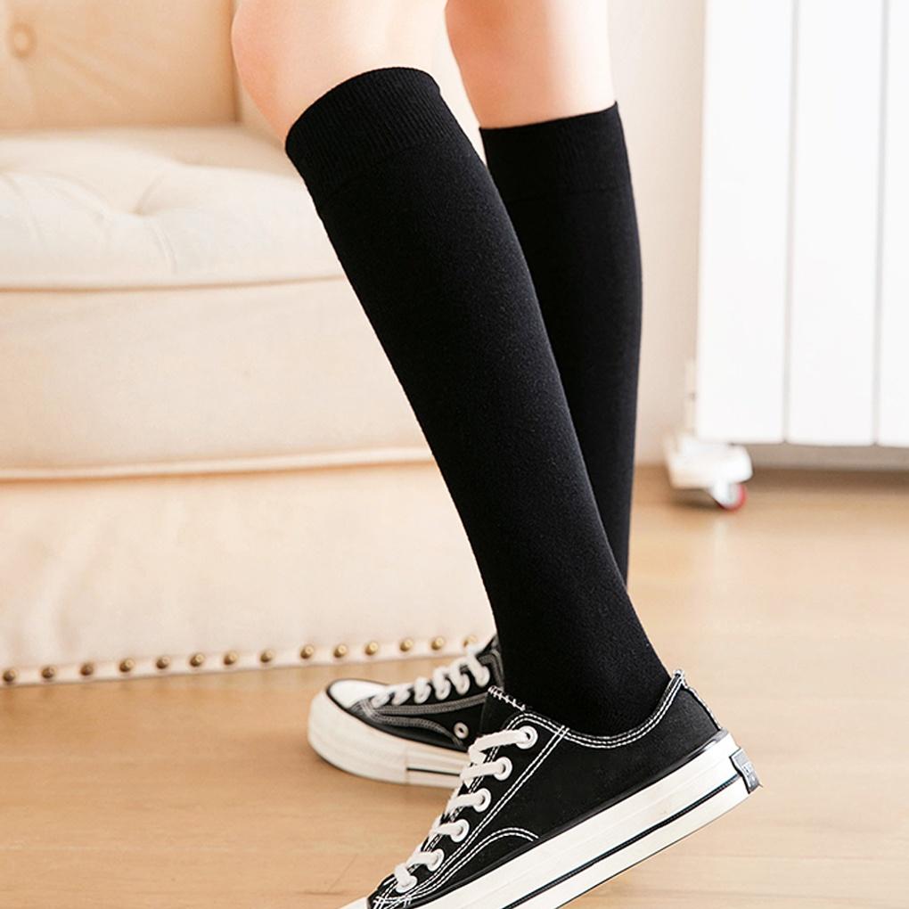 5 Pairs of Women's Sporty Basic Knee Socks