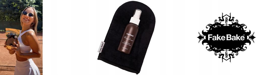Fake Bake Travel Tan & Go Makellose Flüssige Selbstbräunungslotion 90 ml + Handschuh