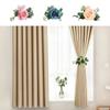 Florals Curtain Holdbacks 4 Pack Artificial Rose Flower Window Drapes Tiebacks Clips Accessories for Wedding Decoration